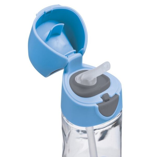 Butelka tritanowa ze słomką 450 ml, Blue Slate, b.box z grawerem - obrazek 4
