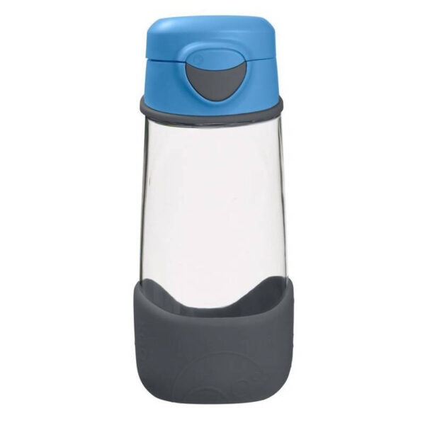 Sportowa butelka tritanowa 450 ml, Blue Slate, b.box z grawerem