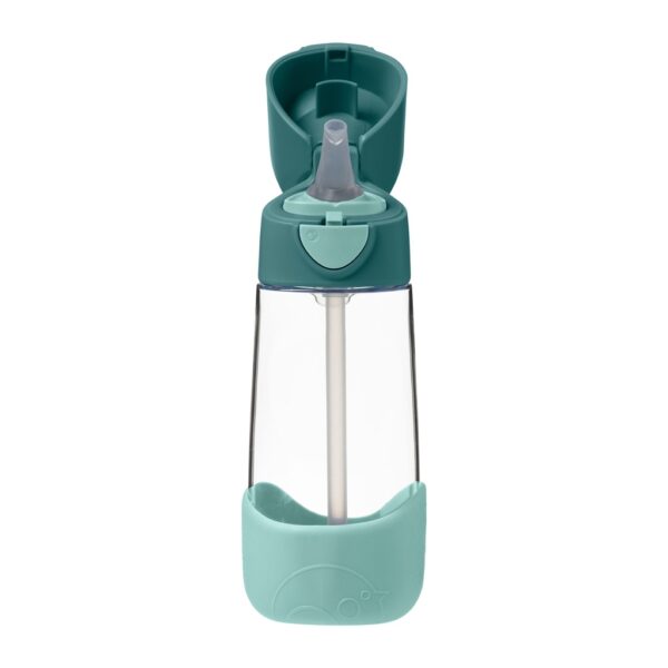 Butelka tritanowy ze słomką 450 ml, Emerald Forest, b.box z grawerem - obrazek 2